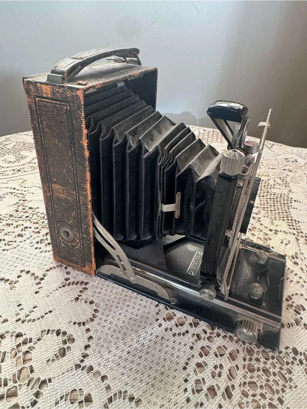 Kodak Black and Chrome Folding Film Camera